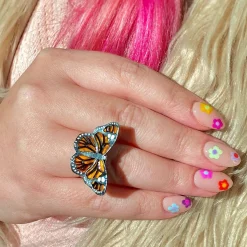 Erstwilder Prince Of Orange Statement Ring^ Rings