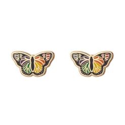 Erstwilder Prince Of Pride Butterfly Enamel Earrings^ Enamel Earrings