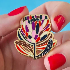 Erstwilder Protea In Bloom Enamel Pin^ Enamel Pins