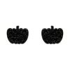 Erstwilder Pumpkin Glitter Resin Stud Earrings - Black^ Essential Earrings
