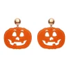 Erstwilder Pumpkin Glitter Statement Earrings - Orange^ Essential Earrings
