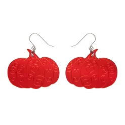 Erstwilder Pumpkin Magic Mirror Drop Earrings - Red^ Essential Earrings