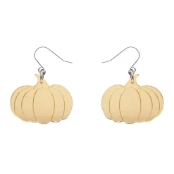 Erstwilder Pumpkin Mirror Drop Earrings - Gold^ Essential Earrings