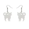 Erstwilder Pussy Cat Bubble Resin Drop Earrings - White^ Essential Earrings