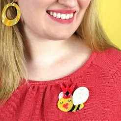 Erstwilder Queen Bee Brooch^ Brooches