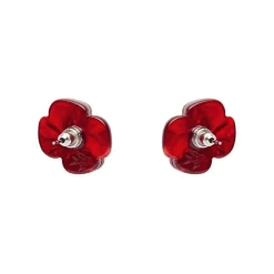 Erstwilder Remembrance Poppy Stud Earrings^ Earrings