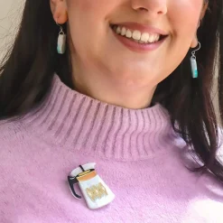 Erstwilder Rise And Grind Brooch^ Brooches