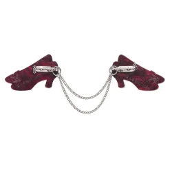 Erstwilder Ruby Slippers Double Brooch^ Brooches