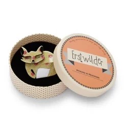 Erstwilder Sacha Sleeping Fox Brooch^ Brooches