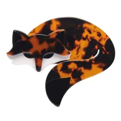 Erstwilder Saffron The Sleeping Fox Brooch^ Brooches