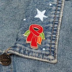Erstwilder Scarf Souvenir Enamel Pin^ Enamel Pins