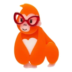 Erstwilder Short-Sighted Sophie Gorilla Brooch^ Brooches