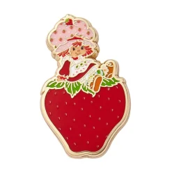 Erstwilder Sitting On A Strawberry Enamel Pin^ Enamel Pins
