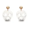 Erstwilder Skull Ripple Statement Earrings - White^ Essential Earrings