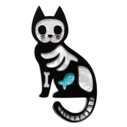Erstwilder Tabby Tombstone Brooch^ Brooches