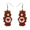 Erstwilder Tenderheart Bear Earrings^ Earrings