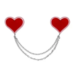 Erstwilder Tenderheart Double Brooch^ Brooches