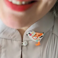 Erstwilder The Balanced Baby Sandpiper Mini Brooch^ Brooches