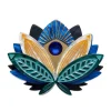 Erstwilder The Blue Lotus Brooch^ Brooches
