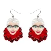 Erstwilder The Face Of Style Iris Drop Earrings^ Earrings
