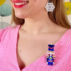 Erstwilder The Festive Soldier Brooch^ Brooches