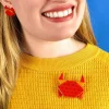 Erstwilder The Good Crab Brooch^ Brooches