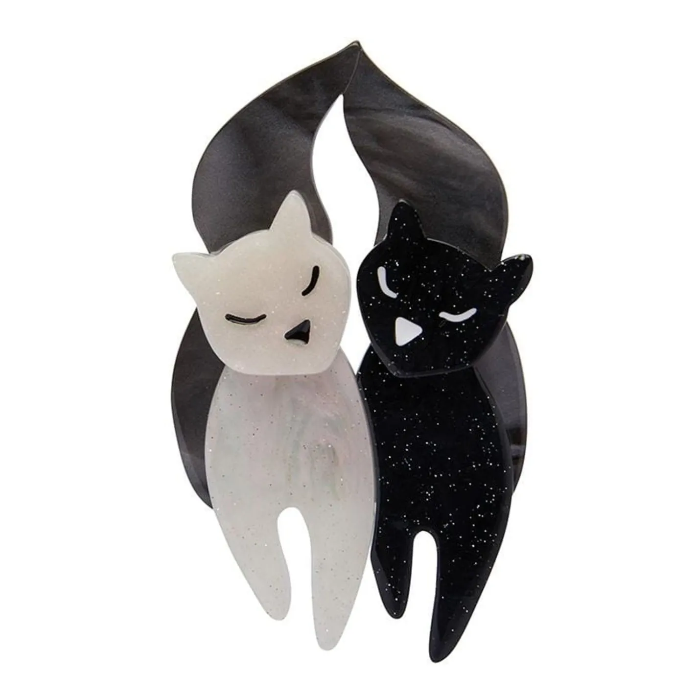 Erstwilder The Lovecats Brooch^ Brooches
