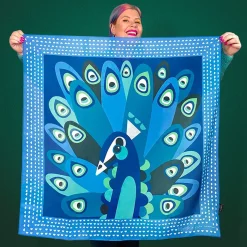 Erstwilder The Picturesque Peacock Square Scarf^ Scarves