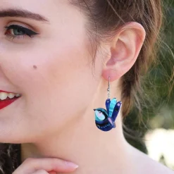 Erstwilder The Splendid Fairy Wren Earrings^ Earrings