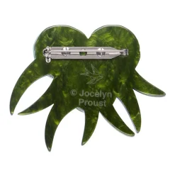 Erstwilder Verdant Green Gum Brooch^ Brooches