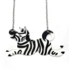 Erstwilder Zebra Crossing Necklace^ Necklaces