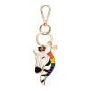 Erstwilder Zelda The Zestful Zebra Enamel Key Ring^ Enamel Key Rings